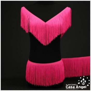 FLECO DE NYLON FUCSIA FLÚOR