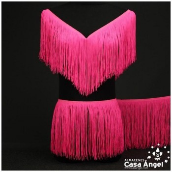 FLECO DE NYLON FUCSIA FLÚOR