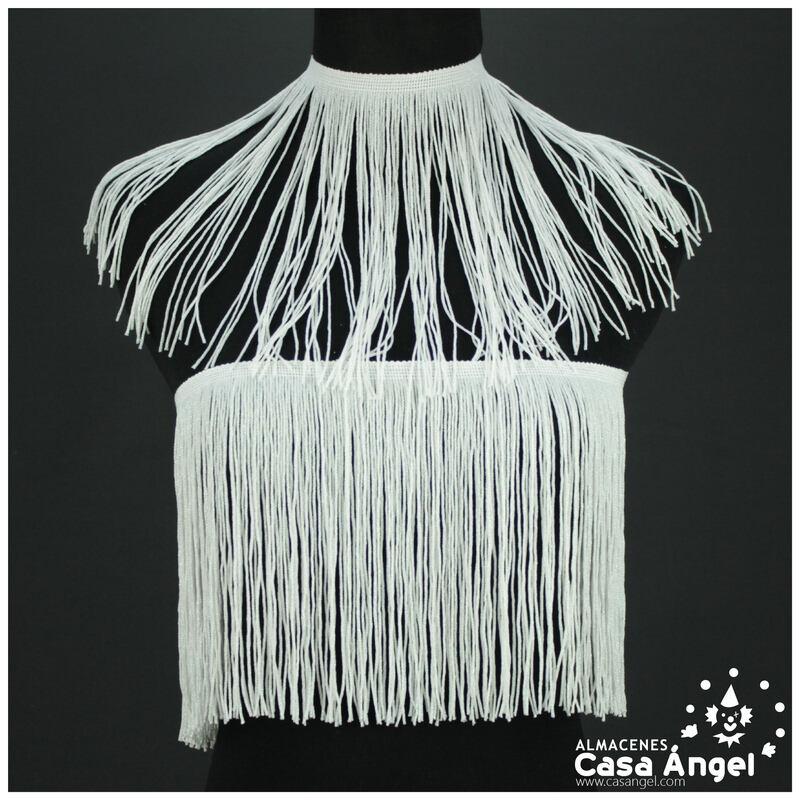 FLECO CUQUILLO DE LÚREX BLANCO 5cm 10cm 15cm 20cm