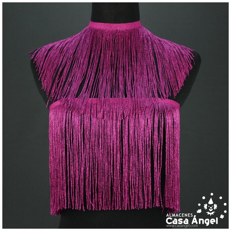 FLECO CUQUILLO DE LÚREX FUCSIA 5cm 10cm 15cm 20cm