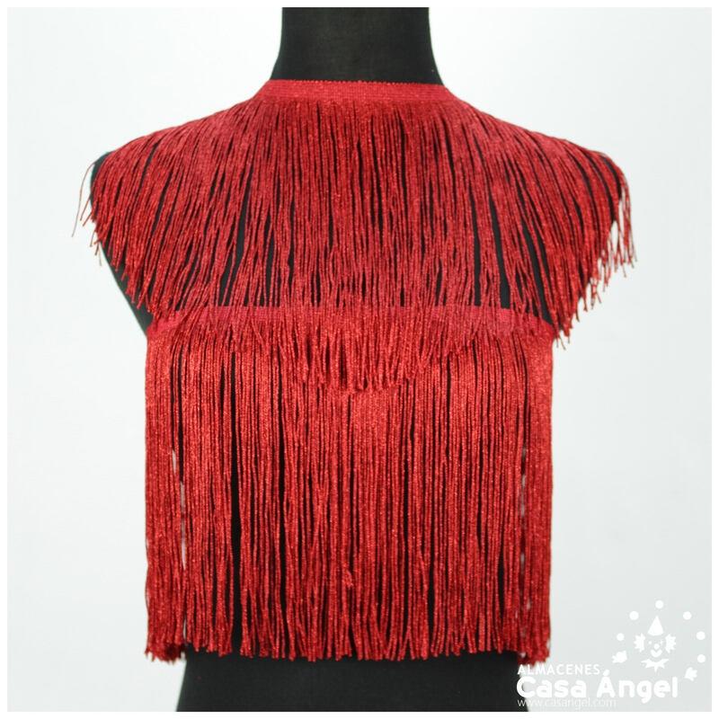 FLECO CUQUILLO DE LÚREX ROJO 5cm 10cm 15cm 20cm