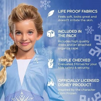 DISFRAZ FROZEN ELSA NIÑA DISNEY OFICIAL