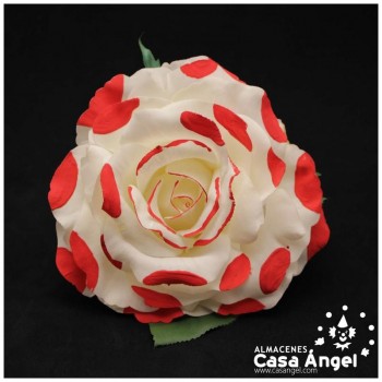 ROSA MARAVILLA CON LUNARES 16cm
