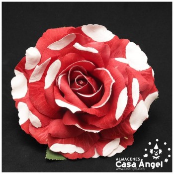 ROSA MARAVILLA CON LUNARES 16cm
