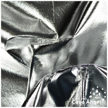 TNT PLASTIFICADO FOIL PLATA 100cm