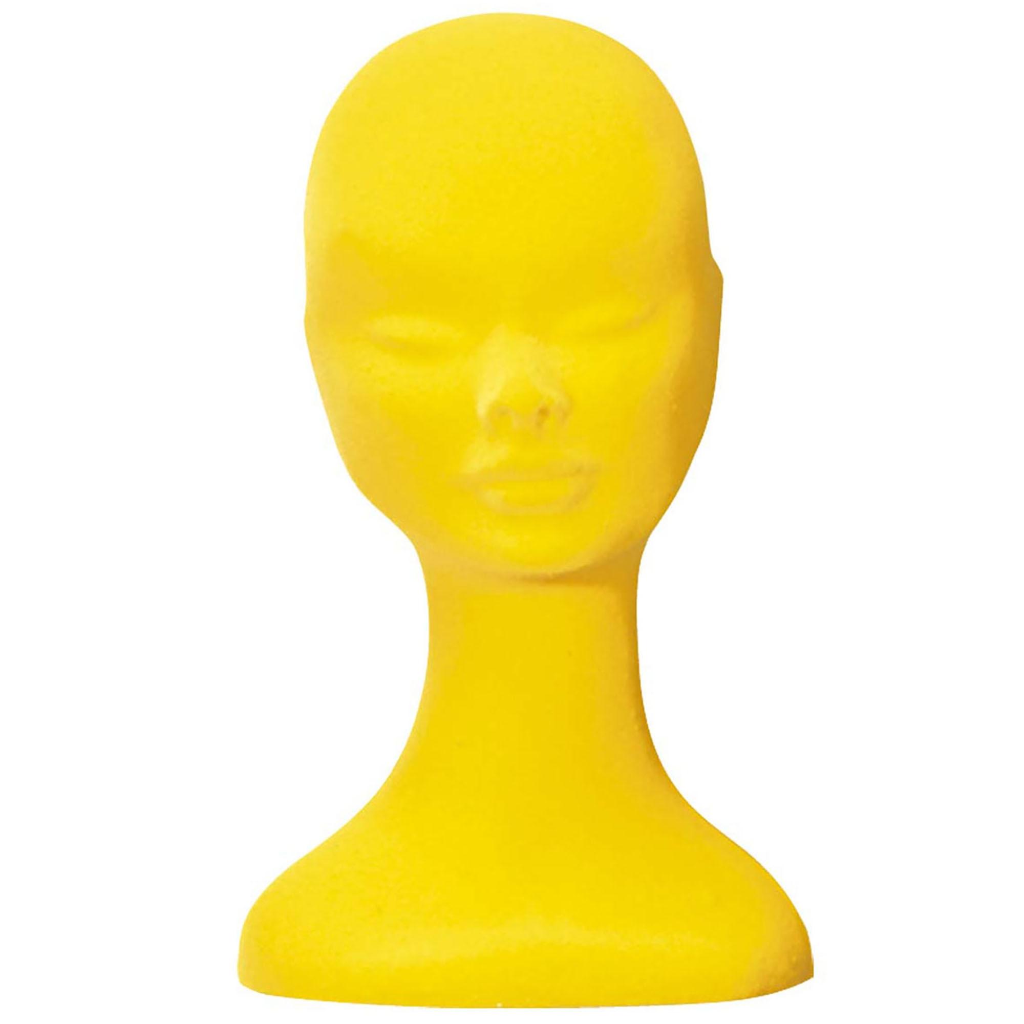 CABEZA TERCIOPELO AMARILLO EXPOSICIÓN