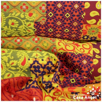 BROCADO PATCHWORK AMARILLO SERIE KIRUTO 150cm