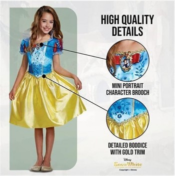 DISFRAZ BLANCANIEVES NIÑA ELSA CLÁSICO DISNEY OFICIAL