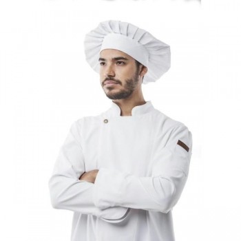 CHAQUETA COCINA BLANCA MICROFIBRA PRIMESOFT MODELO MOUSSE