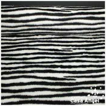 TELA PELO SINTÉTICO ANIMAL IMITACIÓN CEBRA 150CM
