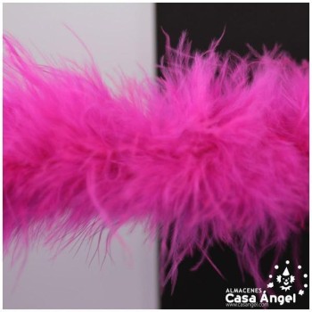 TIRA DE PLUMAS DE MARABÚ EXTRA FUCSIA 15gr/m