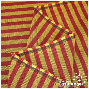 TELA BAYADERA BANDERA DE ESPAÑA RAYAS EN ROJO Y AMARILLO 280cm