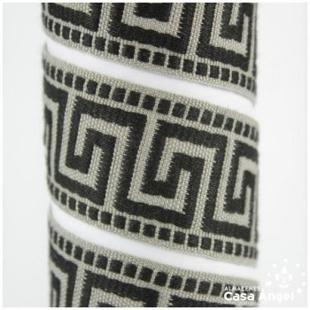 GALÓN JACQUARD MOTIVO GRIEGO 3cm