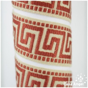 GALÓN JACQUARD MOTIVO GRIEGO 3cm