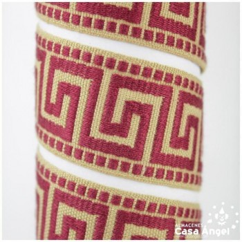 GALÓN JACQUARD MOTIVO GRIEGO 3cm