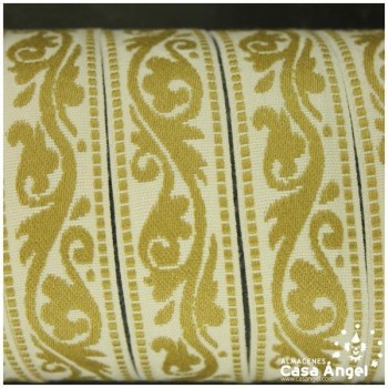 GALÓN JACQUARD DE FILIGRANAS FILETEADAS 3cm