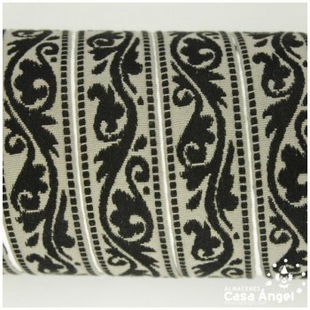 GALÓN JACQUARD DE FILIGRANAS FILETEADAS 3cm