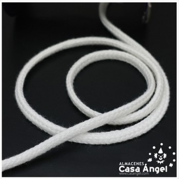 CORDÓN ACRÍLICO TRENZADO 6mm