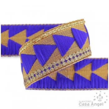 PASAMANERÍA FLECHAS RIBETE LENTEJUELAS 30mm