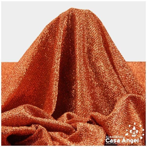 PUNTO GRANO DE ARROZ CON RAFIA NARANJA 120cm