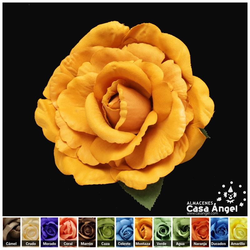 RAMILLETE DE FLORES ARTIFICIALES ROSA HERMOSA MATE 12cm