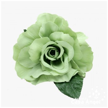 RAMILLETE DE FLORES ARTIFICIALES ROSA HERMOSA MATE 12cm