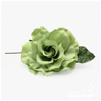 RAMILLETE DE FLORES ARTIFICIALES ROSA HERMOSA MATE 12cm