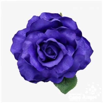 RAMILLETE DE FLORES ARTIFICIALES ROSA HERMOSA MATE 12cm