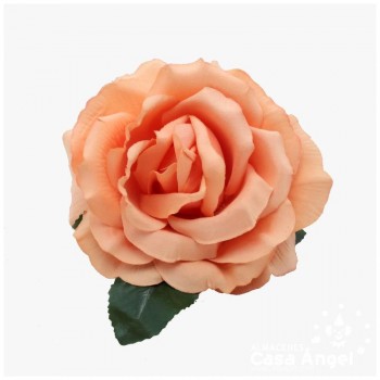RAMILLETE DE FLORES ARTIFICIALES ROSA HERMOSA MATE 12cm