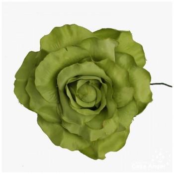 RAMILLETE DE FLORES ARTIFICIALES ROSA HERMOSA MATE 12cm