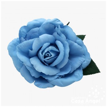 RAMILLETE DE FLORES ARTIFICIALES ROSA HERMOSA MATE 12cm
