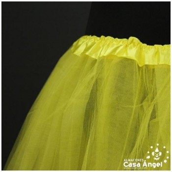 TUTÚ AMARILLO CON TRES CAPAS DE TUL