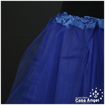 TUTÚ AZUL CON TRES CAPAS DE TUL