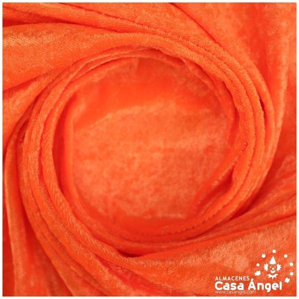 TELA MARTELÉ ELÁSTICA NARANJA FLÚOR 150cm