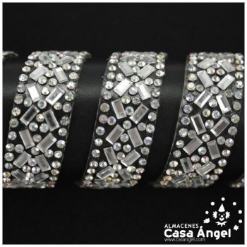 PASAMANERÍA TERMOADHESIVA BRILLANTES DE STRASS 10mm