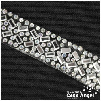 PASAMANERÍA TERMOADHESIVA BRILLANTES DE STRASS 10mm