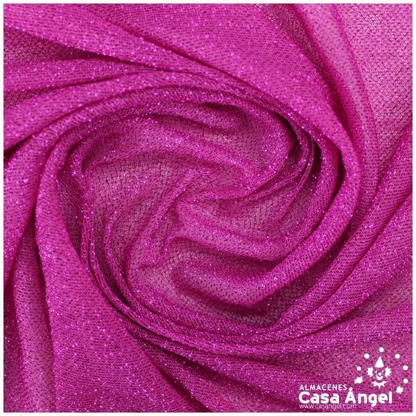 TELA PUNTO FUCSIA SERIE FIESTA 112cm