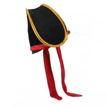 SOMBRERO PIRATA LAZO Y CALAVERA ADULTO
