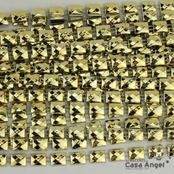 PASAMANERÍA CADENETA FICHAS CUADRADAS PVC 10mm