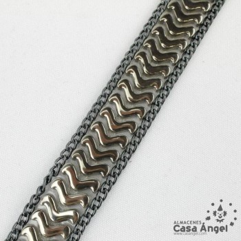 PASAMANERÍA TERMOADHESIVA CADENA ONDAS 2cm