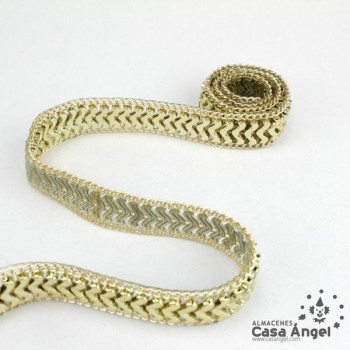 PASAMANERÍA TERMOADHESIVA CADENA ONDAS 2cm