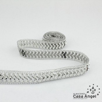 PASAMANERÍA TERMOADHESIVA CADENA ONDAS 2cm