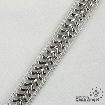 PASAMANERÍA TERMOADHESIVA CADENA ONDAS 2cm