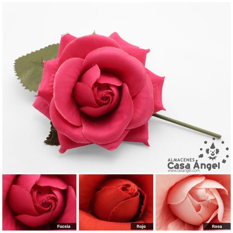 ROSA FLAMENCA PEQUEÑA 9cm