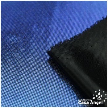 PAN DE ORO NEGRO CON PUNTOS DE BRILLO AZUL SERIE LISOS 112cm