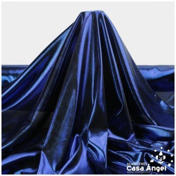 PAN DE ORO NEGRO CON PUNTOS DE BRILLO AZUL SERIE LISOS 112cm