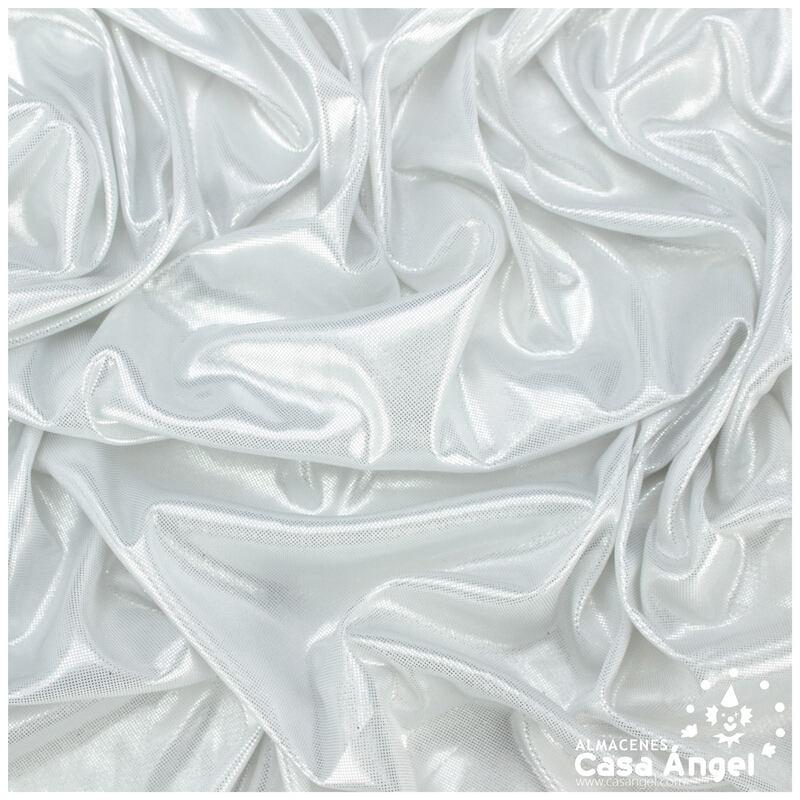 PAN DE ORO BLANCO PLATA CON PUNTOS DE BRILLO VERDE SERIE LISOS 112cm