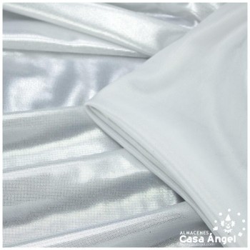 PAN DE ORO BLANCO PLATA CON PUNTOS DE BRILLO VERDE SERIE LISOS 112cm