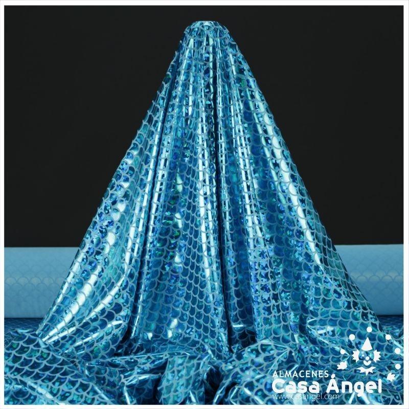PAN DE ORO SIRENA TURQUESA LÁSER SERIE NARA 150 cm