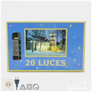 JUEGO 20 LUCES DE PITELO BLANCO CÁLIDO